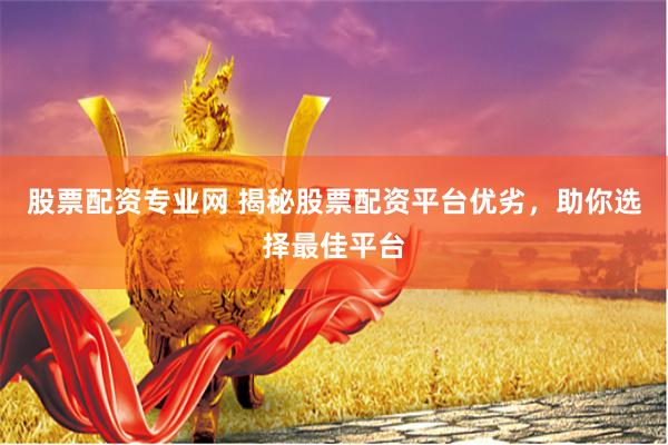 股票配资专业网 揭秘股票配资平台优劣，助你选择最佳平台
