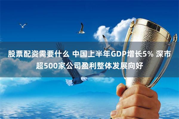 股票配资需要什么 中国上半年GDP增长5% 深市超500家公司盈利整体发展向好